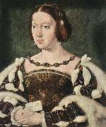 Portrait of Eleonora, Queen of France  fdg, CLEVE, Joos van
